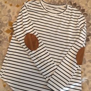 Black and white stripe shirt